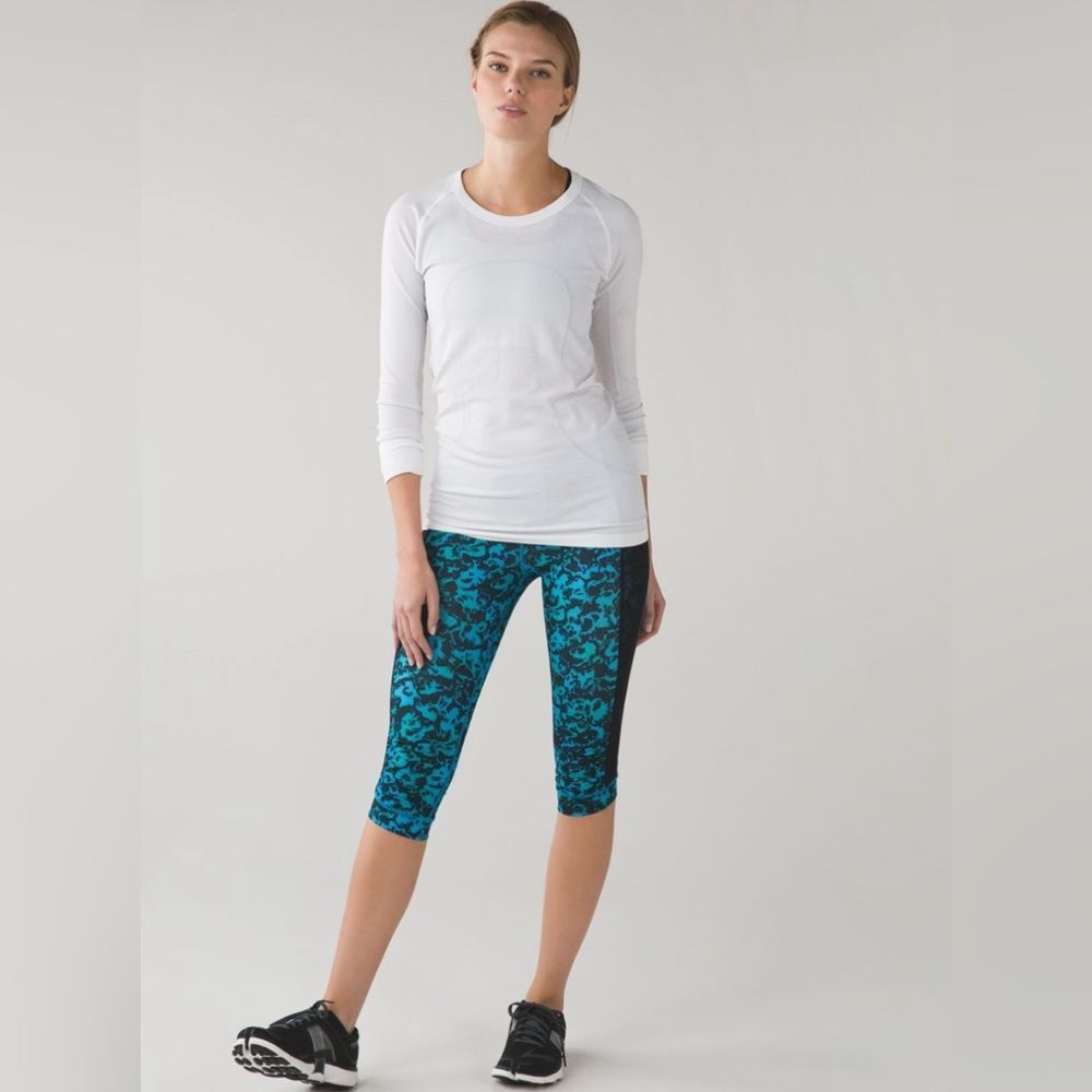Lululemon Stop At Nothing Crop *Full-On Luxtreme size 6